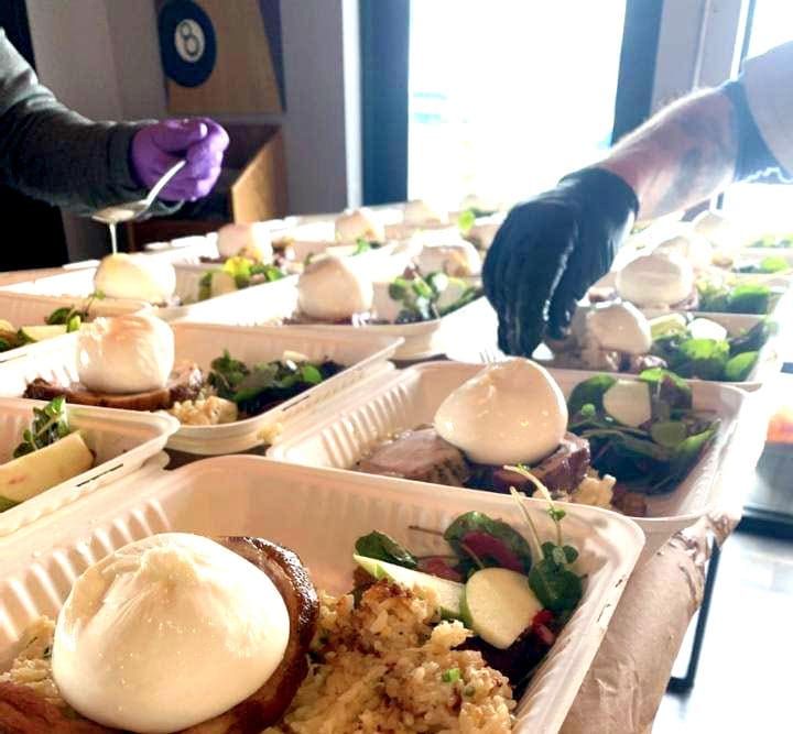 serving meals at Family Bowl in Steamboat Springs, CO