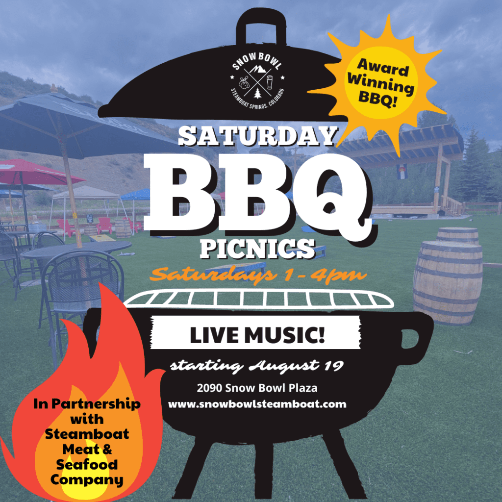 Saturday BBQ Picnics | Snow Bowl Steamboat Springs, CO